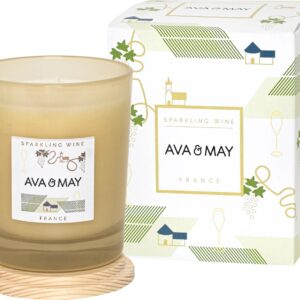 AVA & MAY Duftkerze Sparking Wine 18...