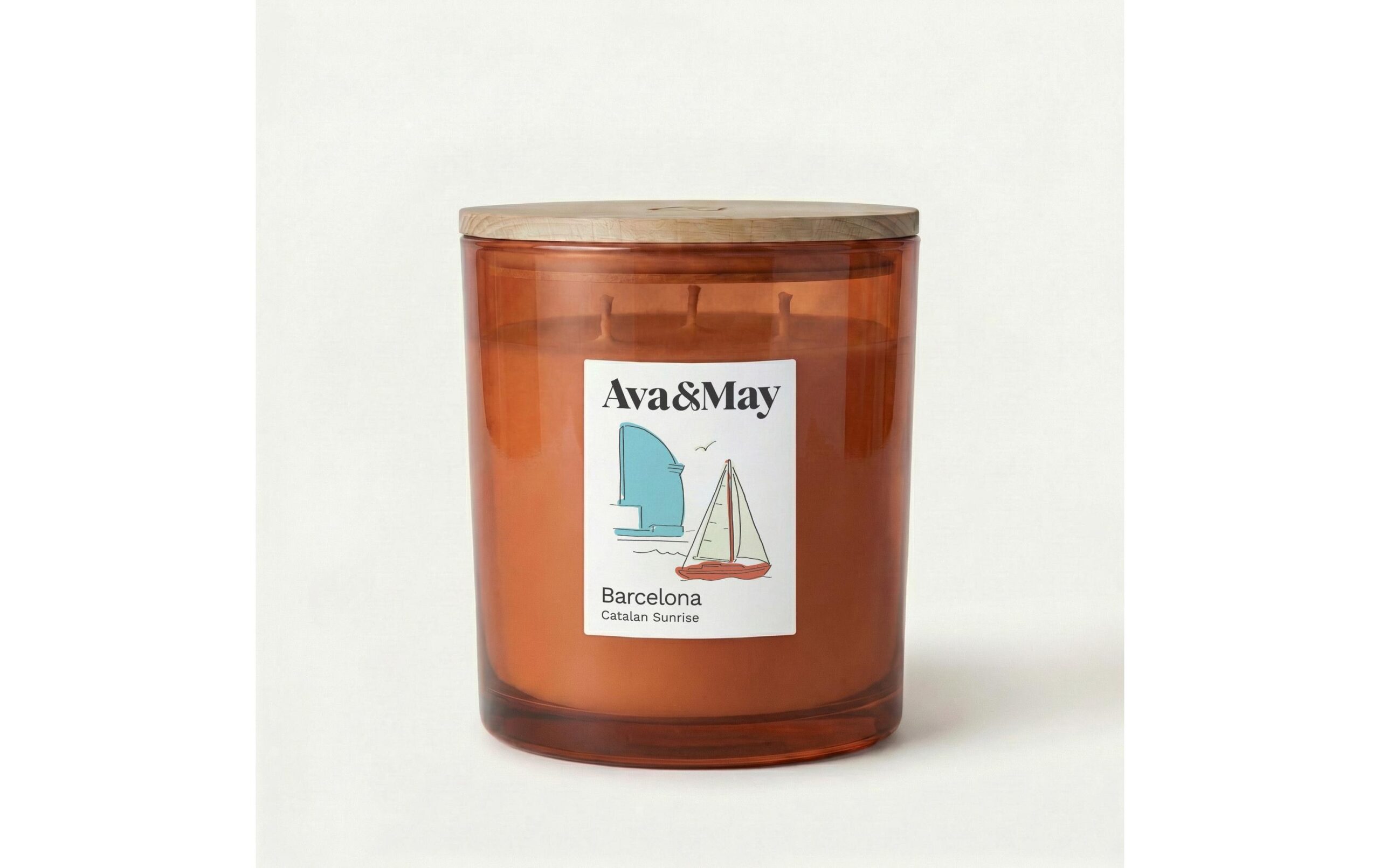 AVA & MAY Duftkerze Barcelona 550 g